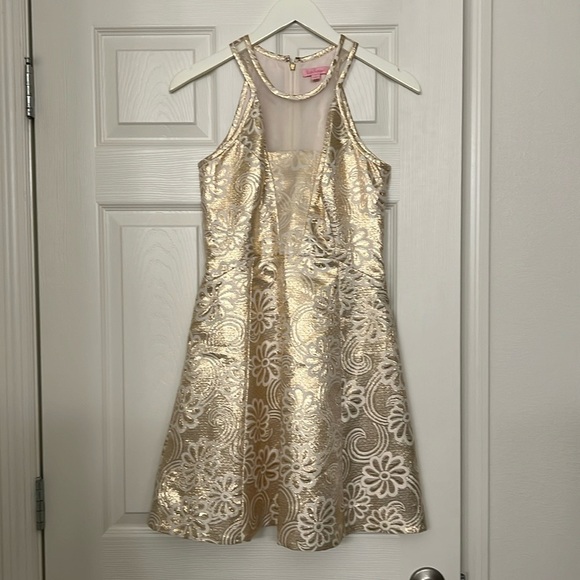 Lilly Pulitzer Gold Dress